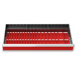 Organisateur de tiroirs 900 x 400 mm - 12 plateaux