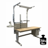 Table de travail ergonomique mobile à hauteur ajustable