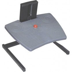 Repose-pieds mobile ajustable par 1 bouton central