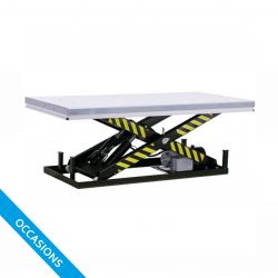 OCCASION : Table élévatrice hydrau-electrique simple ciseau 2000 x 1000 mm