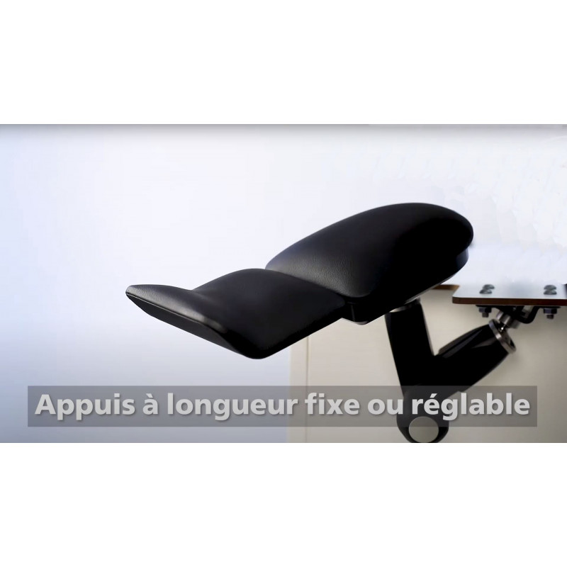 Repose bras hauteur réglable en mousse de stamoïde