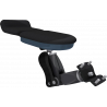 Appui bras à réglage rapide dans les 5 axes et en longueur pour optimisation de l'ergonomie