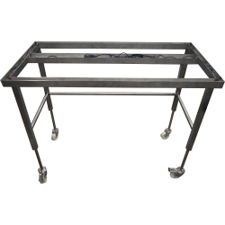 Structure table inox motorisée industrielle