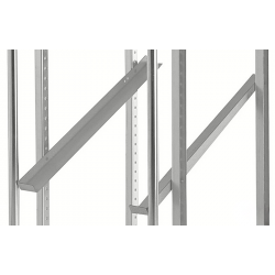 Paire de rails pour desserte bacs Europe