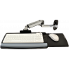 Tablette pour clavier et souris sur bras articulé