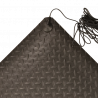Tapis antistatique industriel avec connexion terre