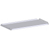 Tablette réglable en acier avec 4 bords tombés
