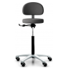 Siège  assis-debout avec assise tabouret et dossier