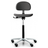 Siège assis-debout avec assise rectangle et dossier