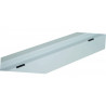 Paire de lisses feuillure pour armoires et rayonnages
