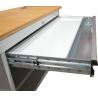 Desserte informatique avec armoire de rangement