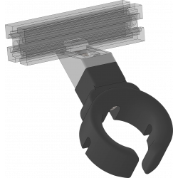 Support visseuse incliné à 45° pour une préhension ergonomique