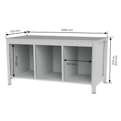 Etabli 3 bâtis configurable