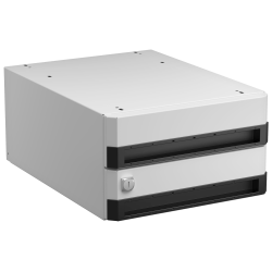 Bloc tiroir industriel H 205 mm à suspendre sous le plateau