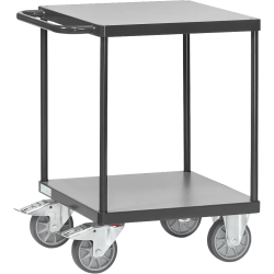 Servante charge lourde à plateaux mélaminé gris