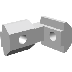 Equerre pour profilé aluminium