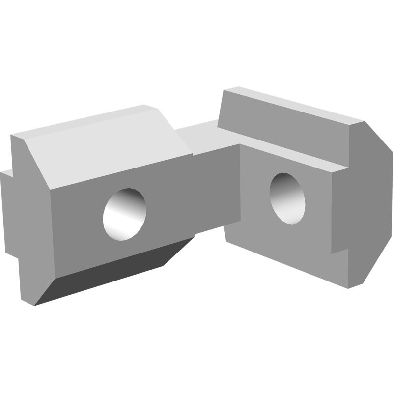 Equerre pour profilé aluminium