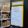 Porte-carte Kanban magnétique sur tableau