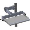 Support clavier sur bras articulé