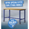 Établi Mobile TM-Classic 1500x700mm | Mécamontage