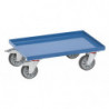 Chariot rouleur bacs Europe plateau tôle