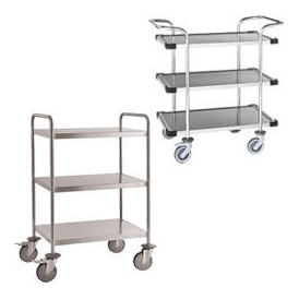 Desserte et chariot inox pour professionnels