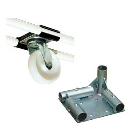 Embase pour tube Ø 28 mm