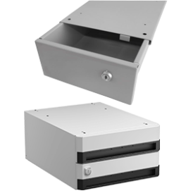 Bloc-tiroirs suspendu pour petit matériel