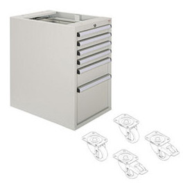 Bloc-tiroirs L 401 x P 582,5 x H 670 mm sur roulettes