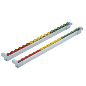 Rail à galets plastique sur profilé aluminium