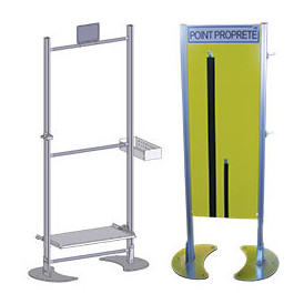 Point clean structure en profilé aluminium
