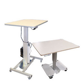 Table de travail mono colonne motorisée