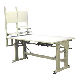Poste de travail ergonomique industriel motorisé
