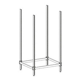 Structure en montants perforés
