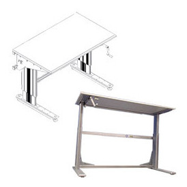 Table à manivelle