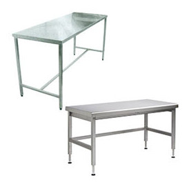 Table de travail industrielle gamme inox