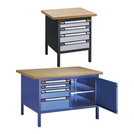 Etabli d'atelier industriel professionnel personnalisable compact 1500 kg