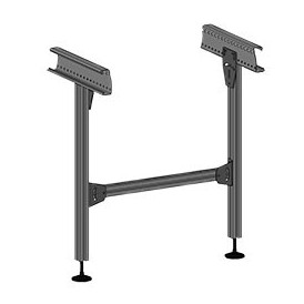 Pieds aluminium pour convoyeur à bande