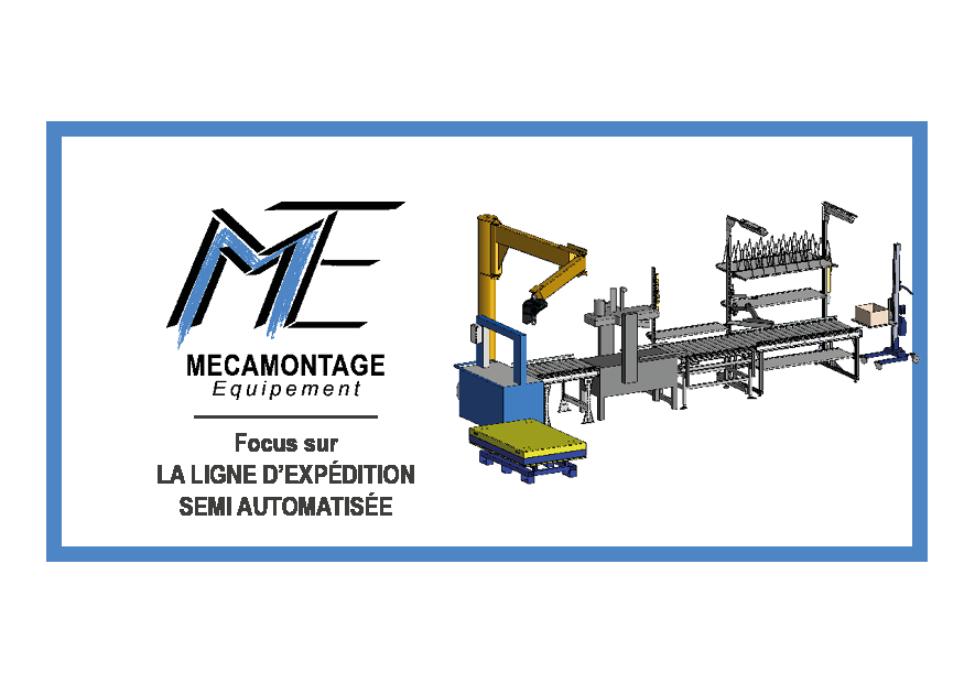 Focus sur une ligne d'expédition semi-automatisée