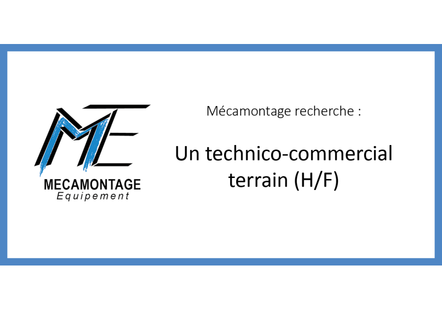 Technico-commercial terrain – Profil Technicien Industriel (H/F) – CDI