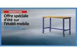 Établi mobile à roulettes en promo -35% | Mécamontage