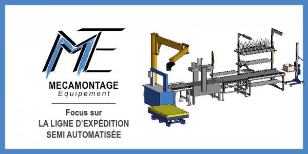 Focus sur une ligne d'expédition semi-automatisée